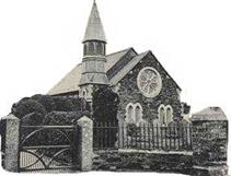 Coad's Green Church before the spire was removed.
